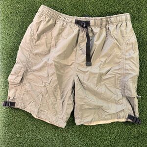 Men's Flat Front Outdoor Shorts in Light Khaki